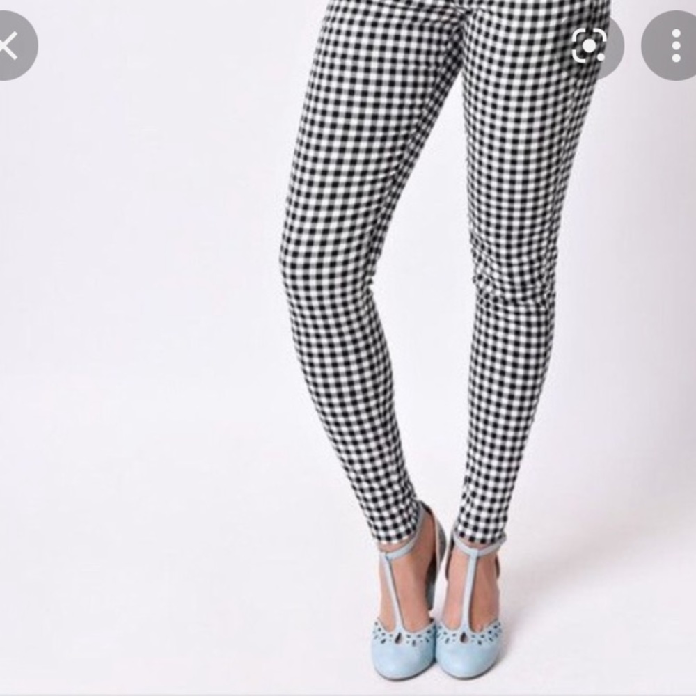 Collectif gingham pant size 14